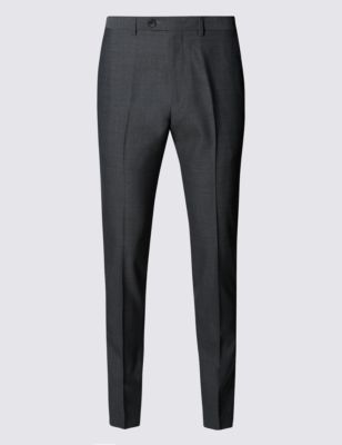 Modern Slim Fit Commuter Trousers with Stretch